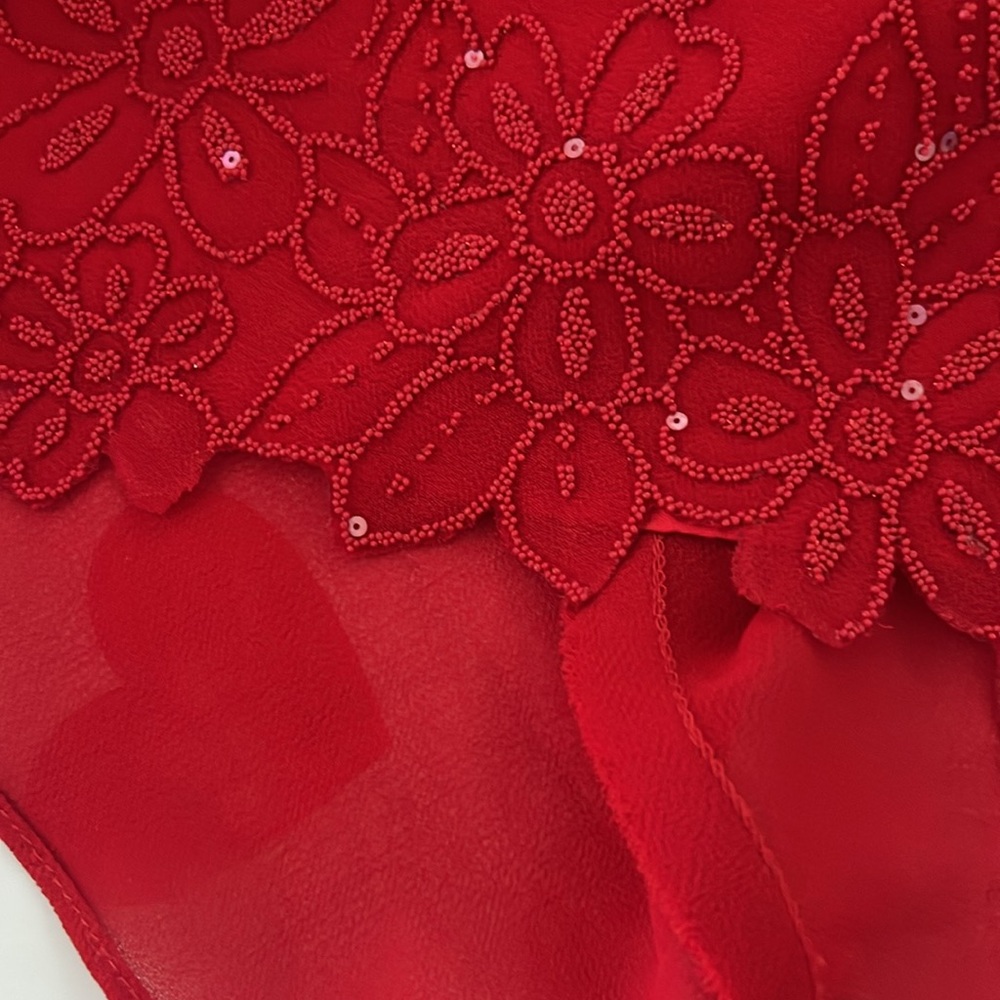 Vintage Parco USA Red Sequin Dress - Picture 16 of 16